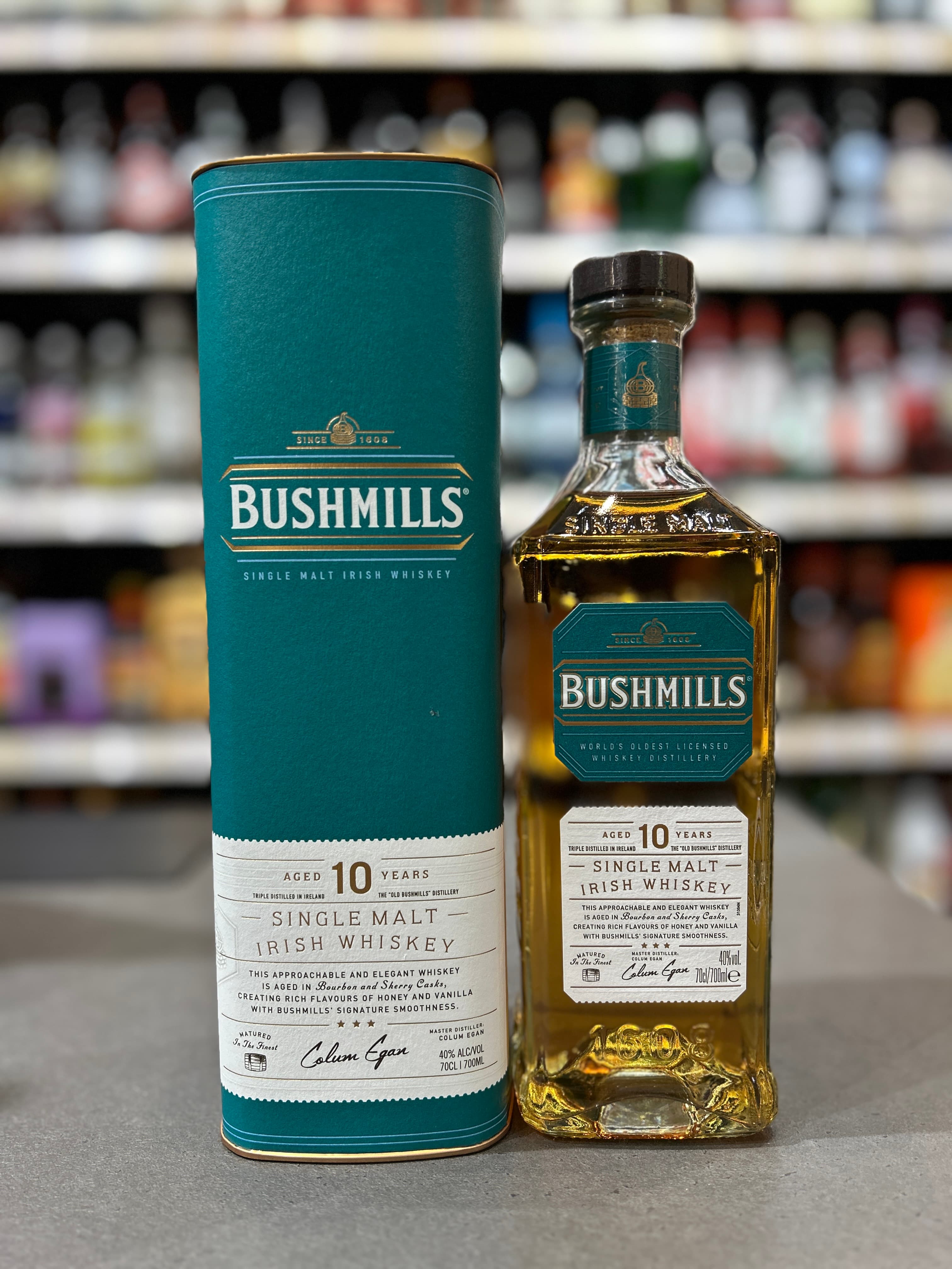 Bushmills Single Malt 10 Year Old Irish Whiskey view 2