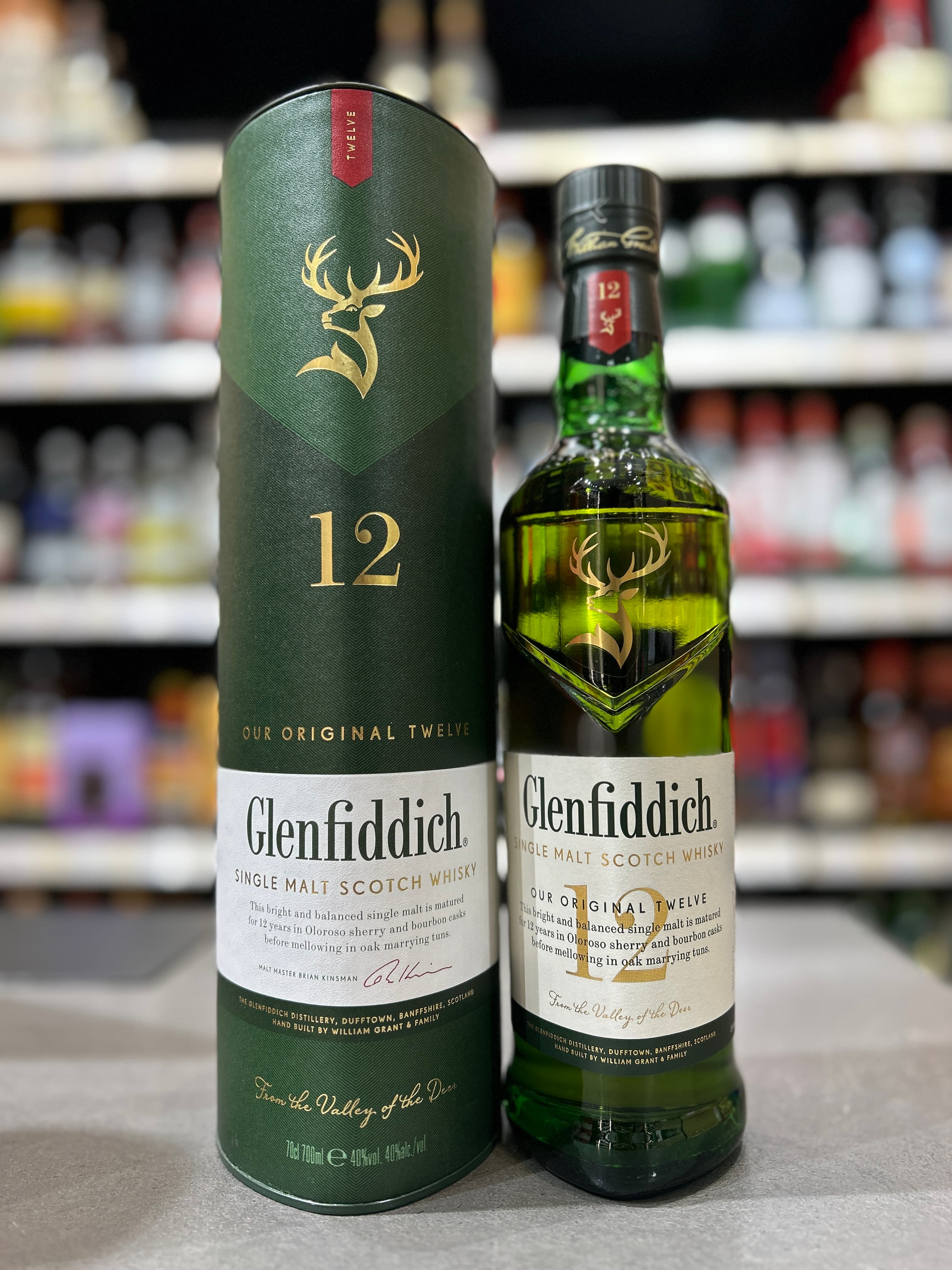 Glenfiddich 12 Year Old Single Malt Scotch Whisky