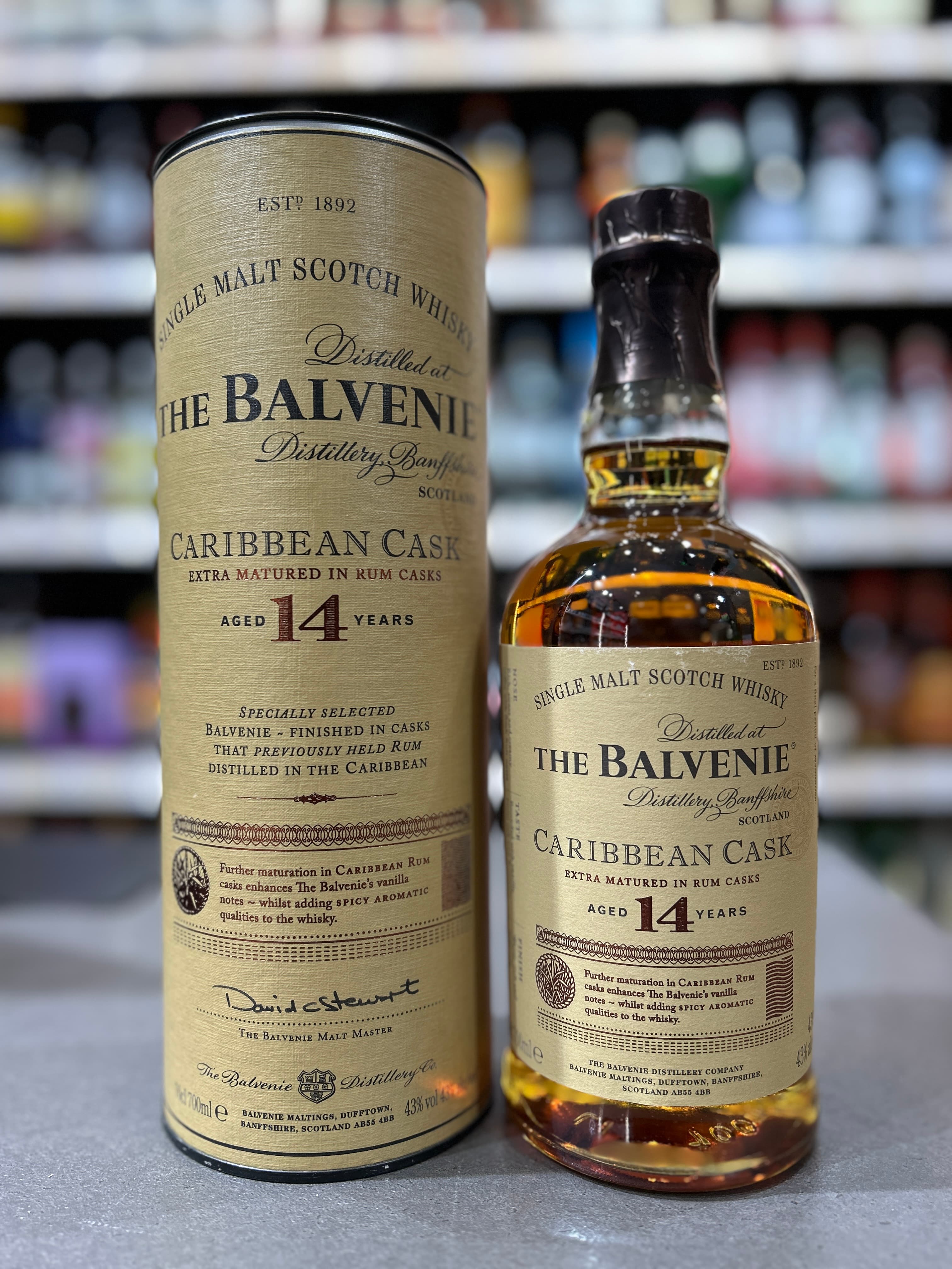 The Balvenie Caribbean Cask Aged 14 Years